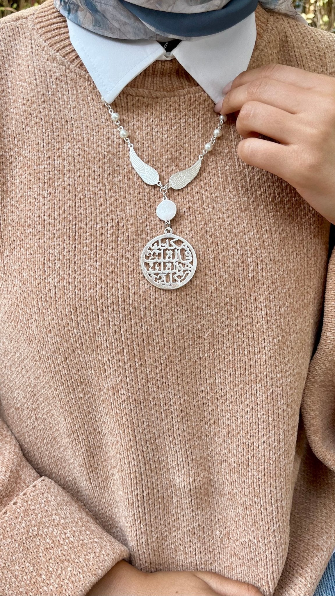 Najla Necklace - Silver Plated - Image 12
