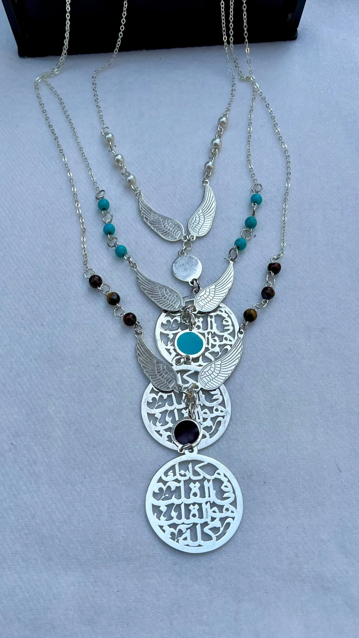 Najla Necklace - Silver Plated - Image 13