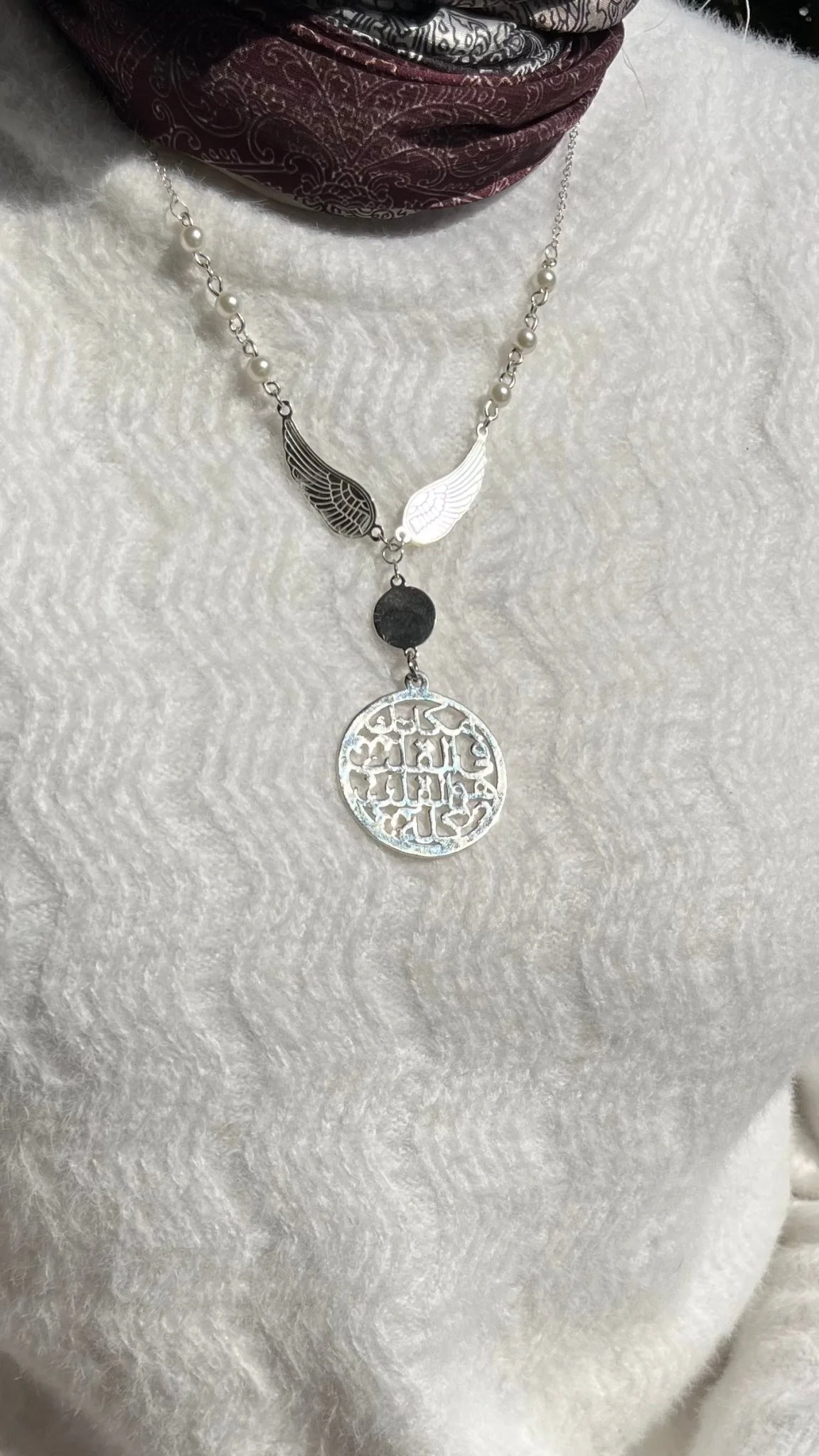 Najla Necklace - Silver Plated - Image 17