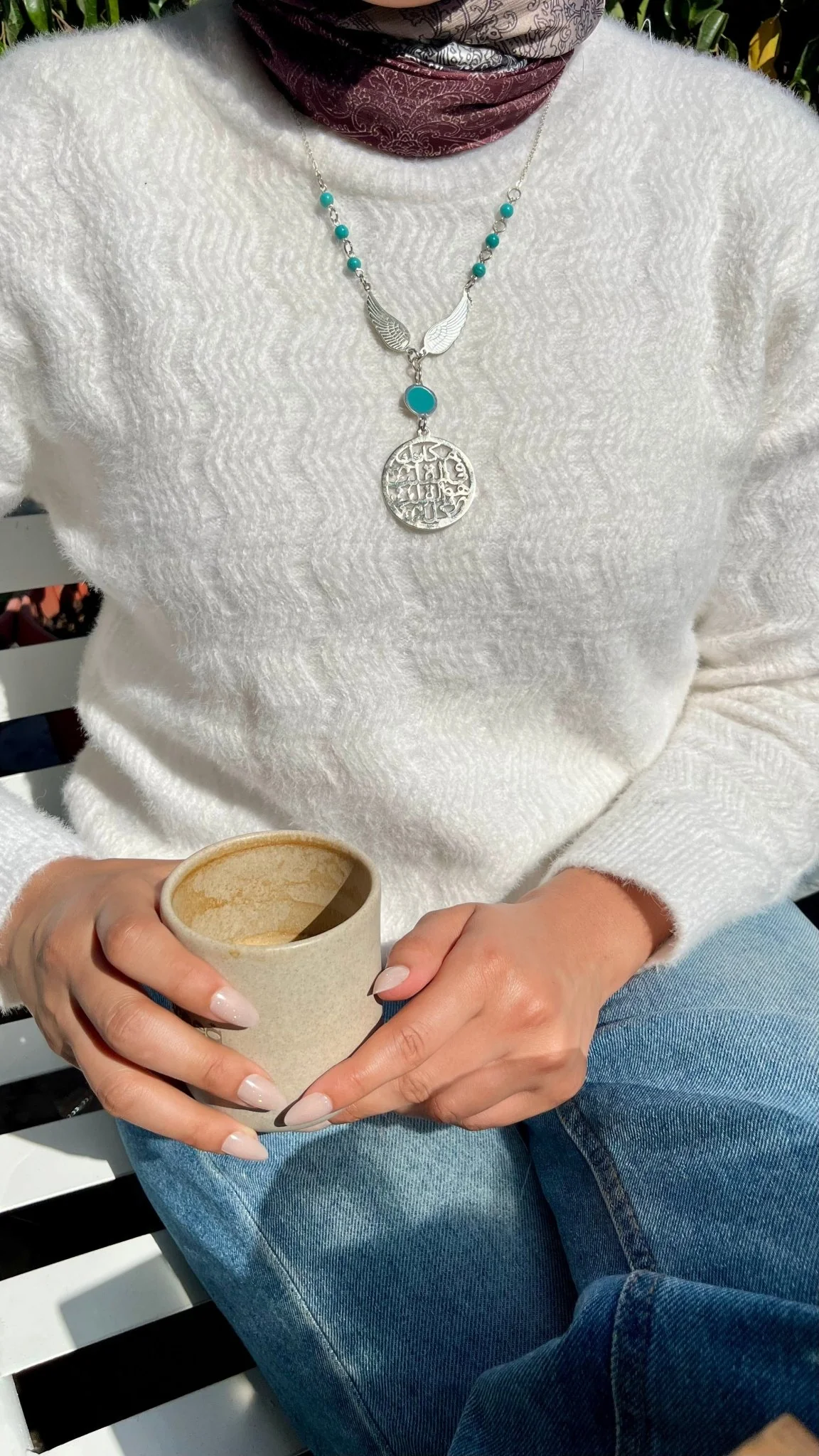 Najla Necklace - Silver Plated - Image 18