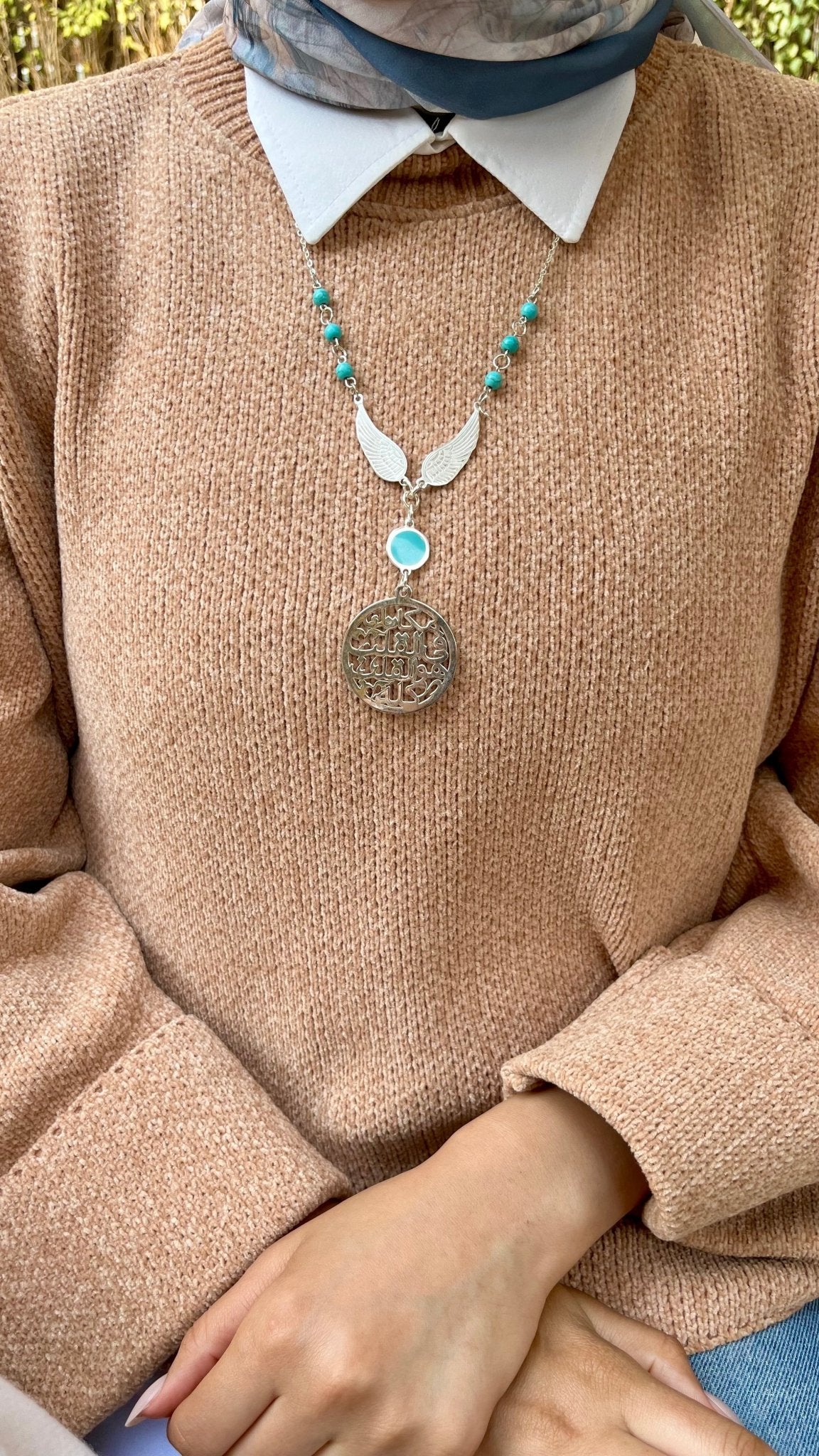 Najla Necklace - Silver Plated - Image 2