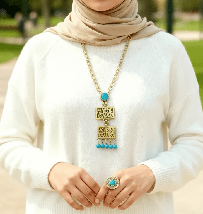 Rahma Necklace - Pure Copper - Image 4
