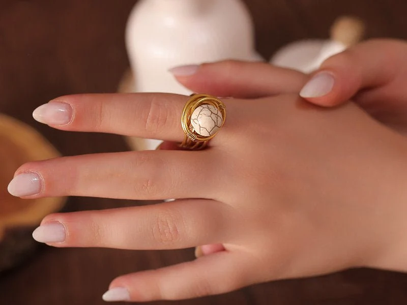 Nevin Ring - Gold Plated - Image 3
