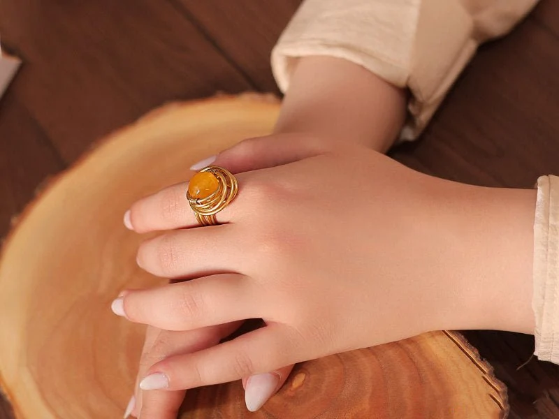 Nevin Ring - Gold Plated - Image 4