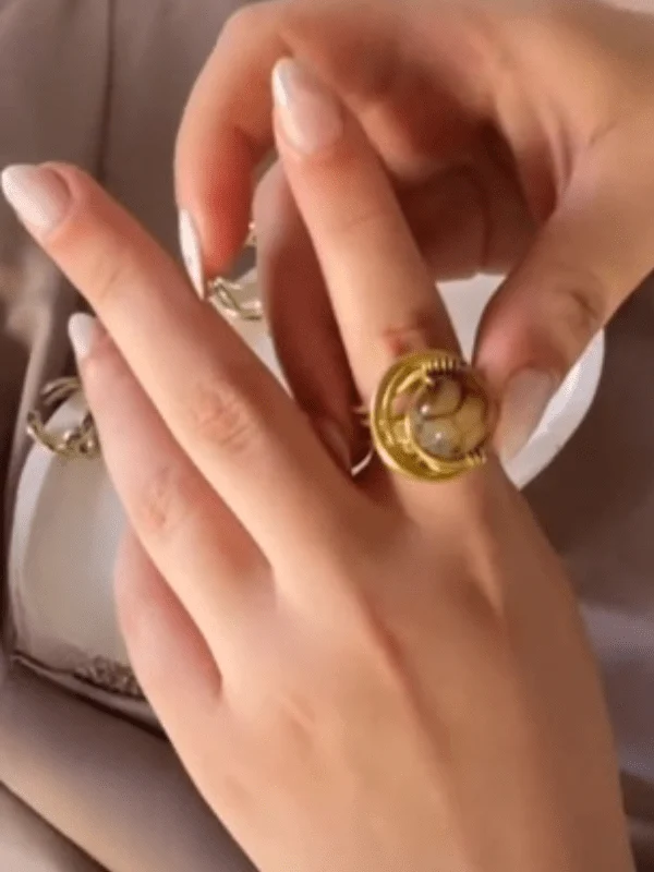 Nevin Ring - Gold Plated - Image 5
