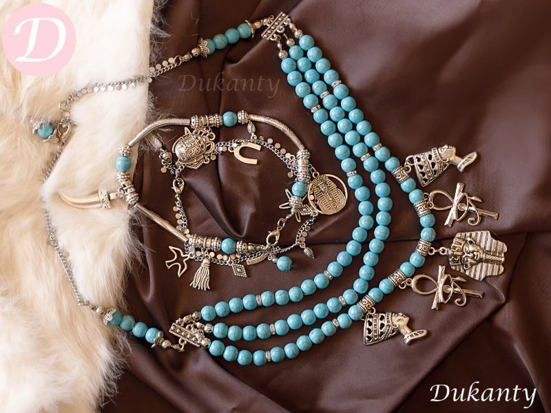 Nitocris set - Turquoise - Image 3