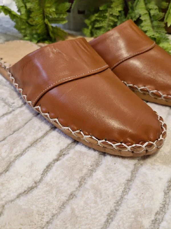 Nour Slippers - Genuine Leather - Image 3