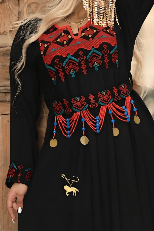 Nourbanu Abaya - Crepe - Image 2