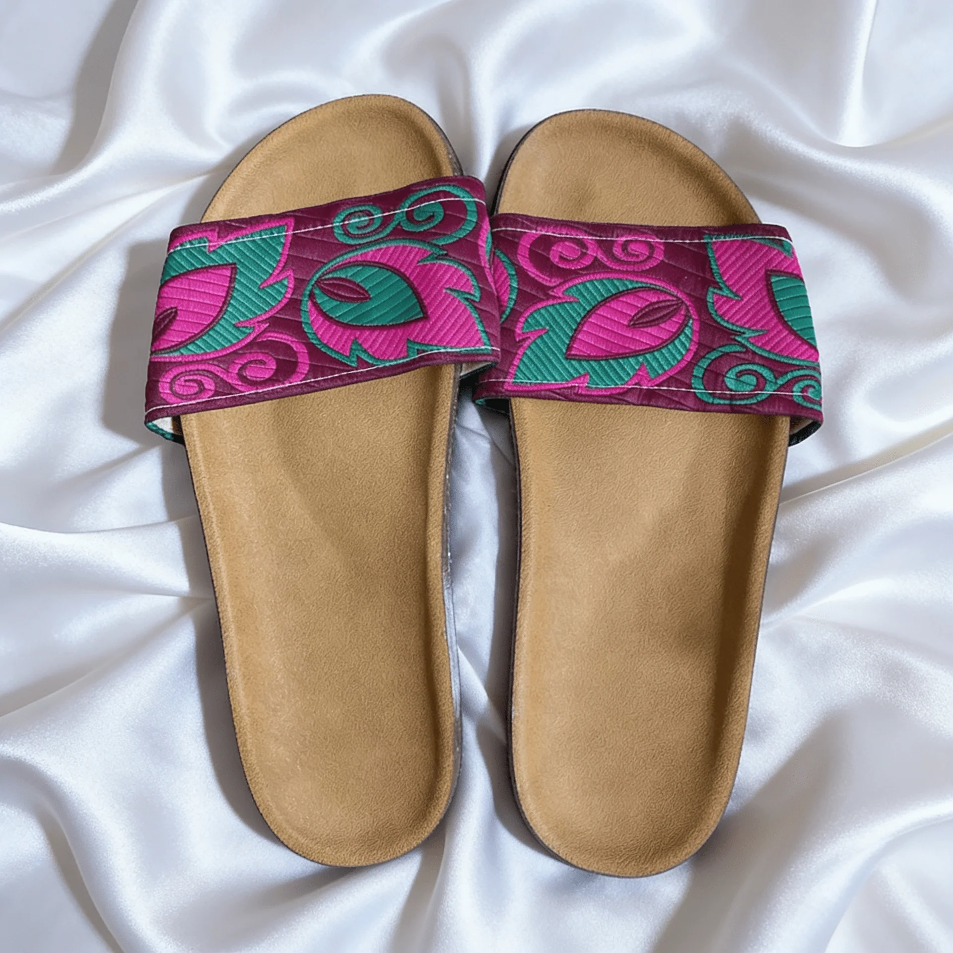 Nourhan Handmade Slippers - Leather - Image 3
