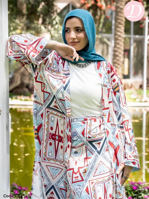 Ola Casual Suit - Satin - Image 3
