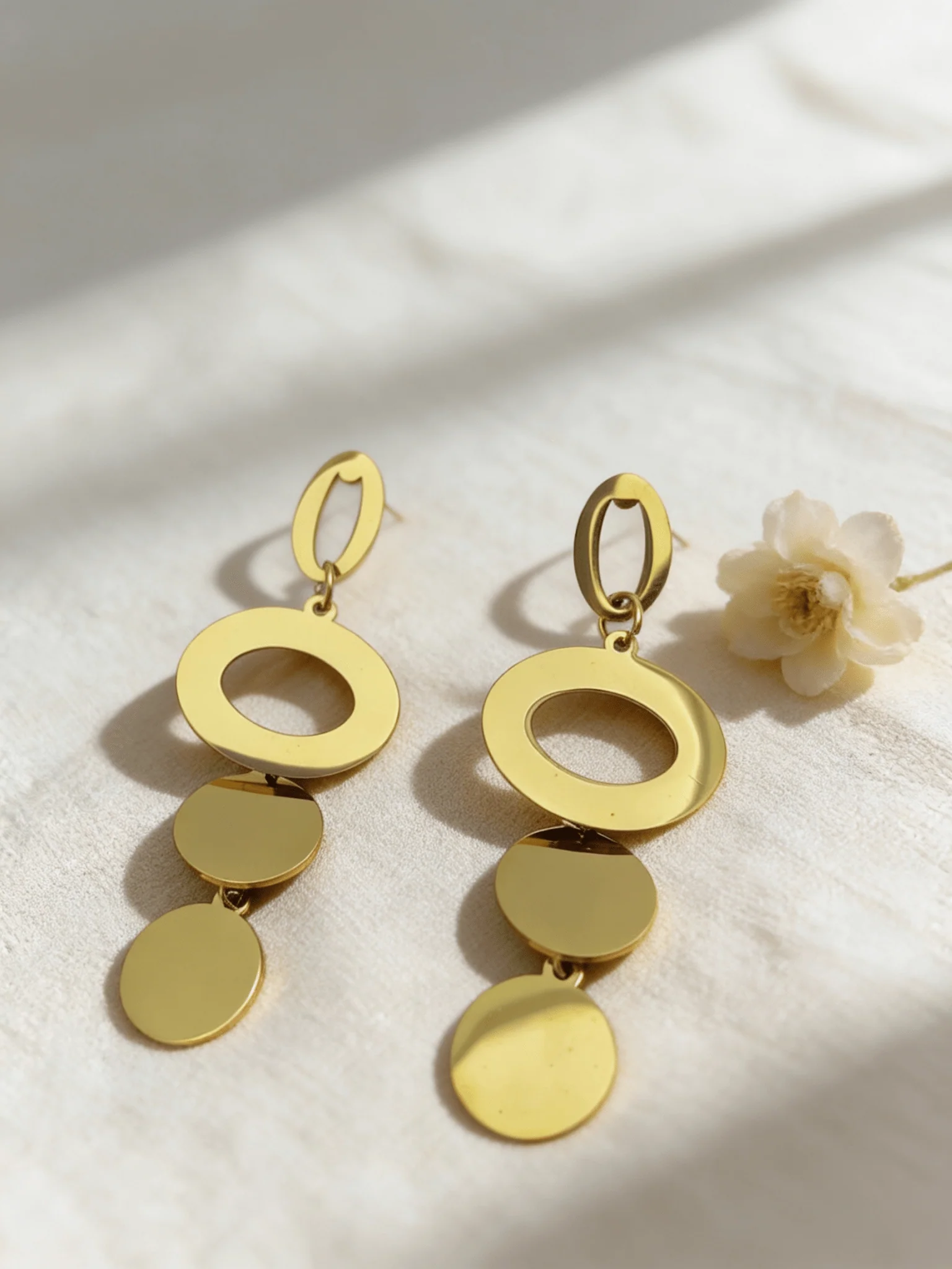 Ovals Earrings - Stainless Steel