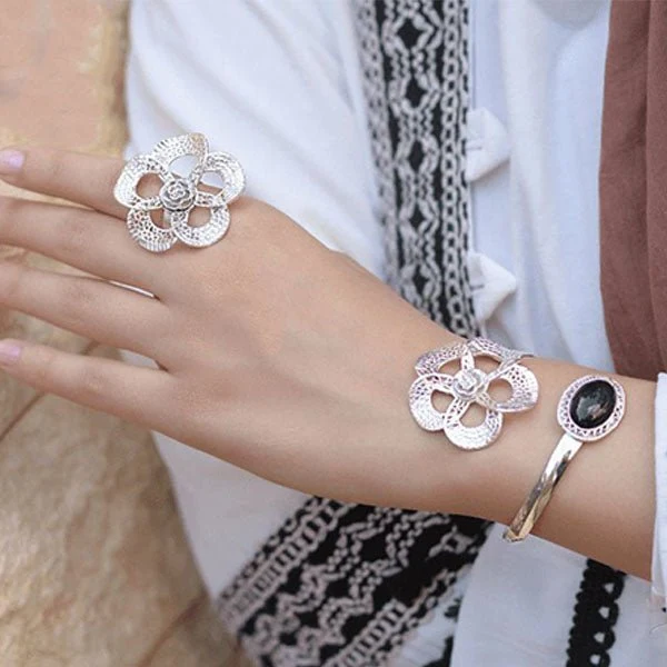 Petal Set - Silver Plated - Image 4