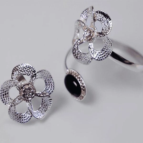 Petal Set - Silver Plated - Image 5