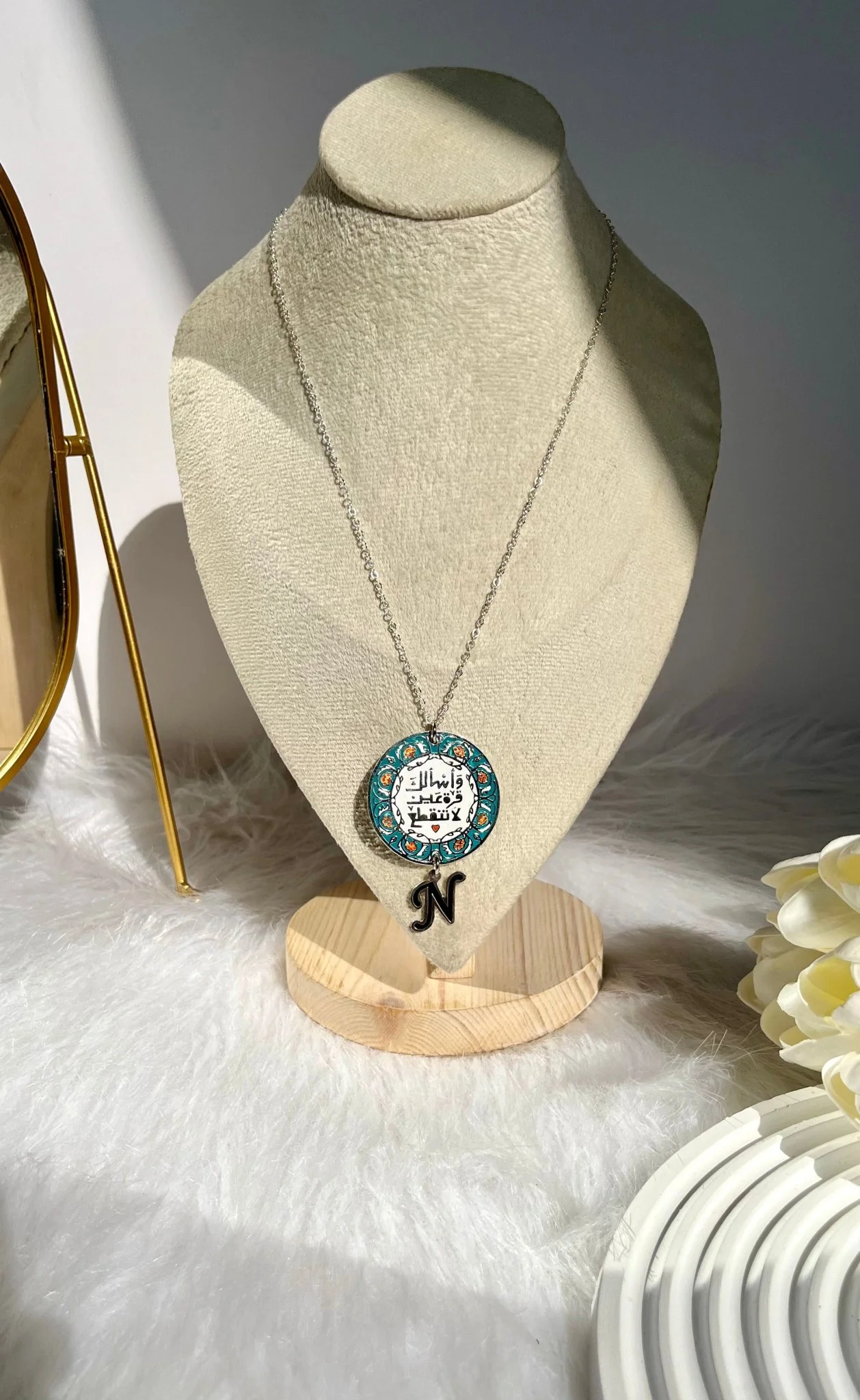"Qurrat Ayn" Necklace - Silver Plated - Image 6