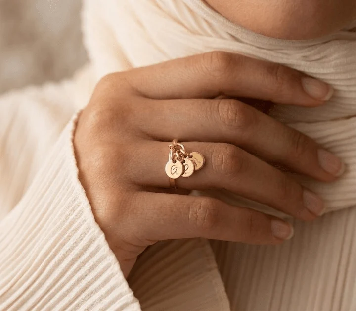 Rahaf Simple Set - Gold Plated - Image 2
