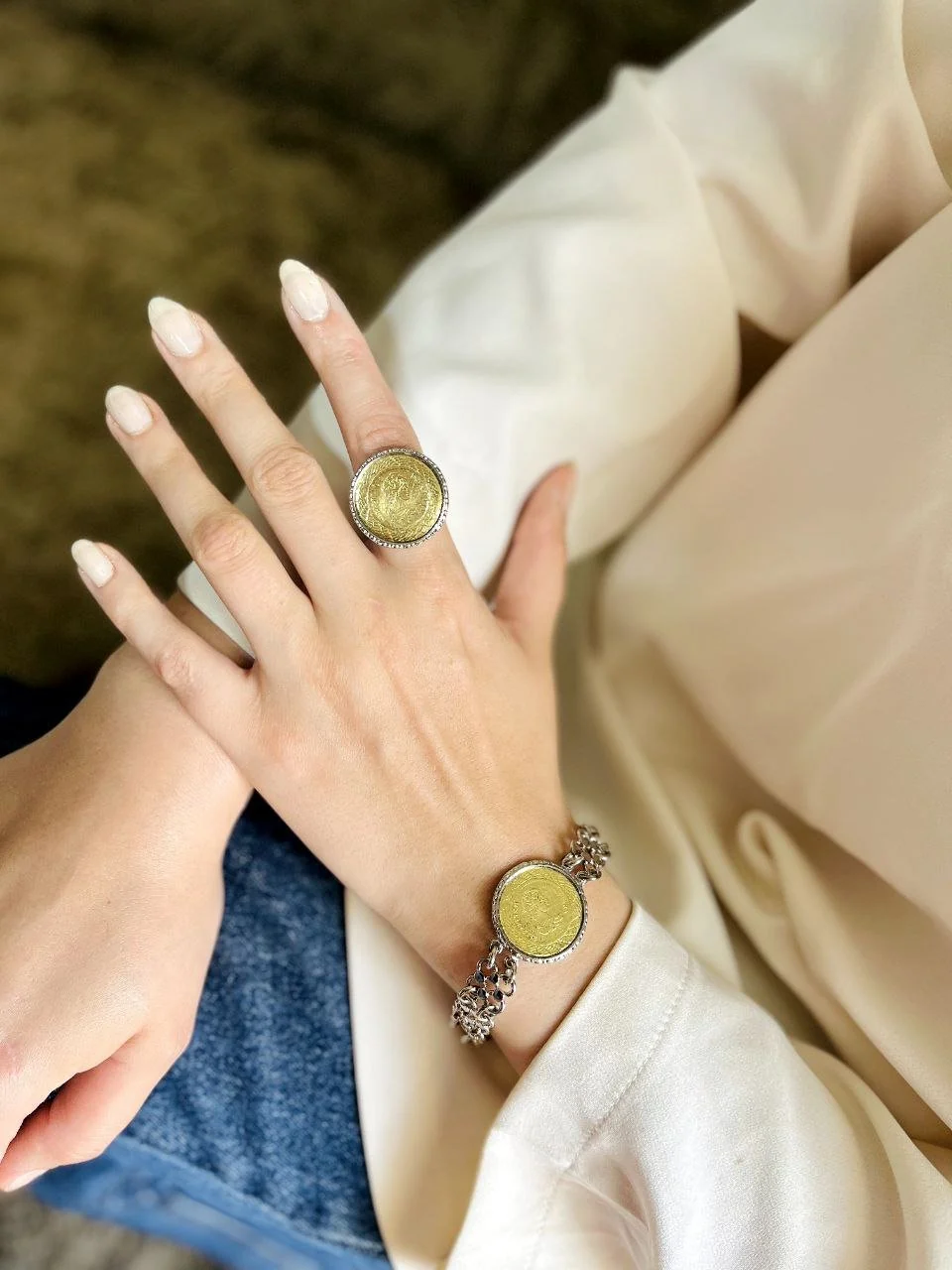 Rahiq Set – Silver & Gold Plated