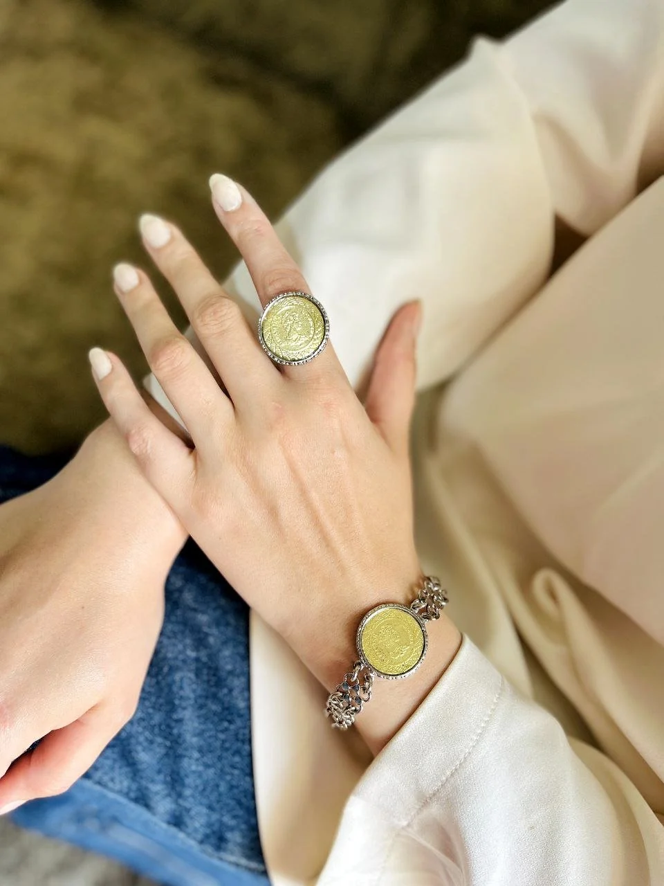 Rahiq Set – Silver & Gold Plated - Image 2