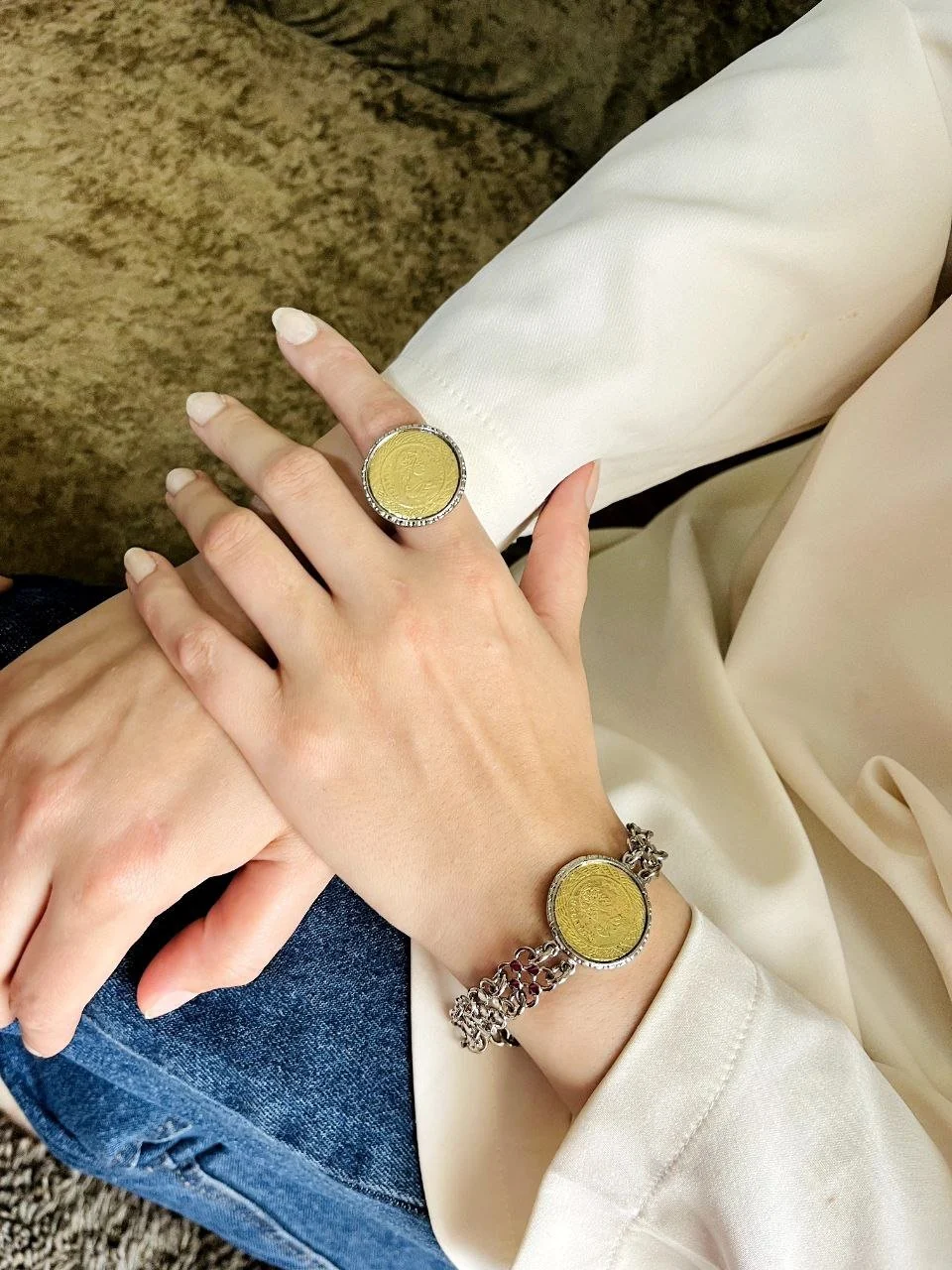 Rahiq Set – Silver & Gold Plated - Image 3