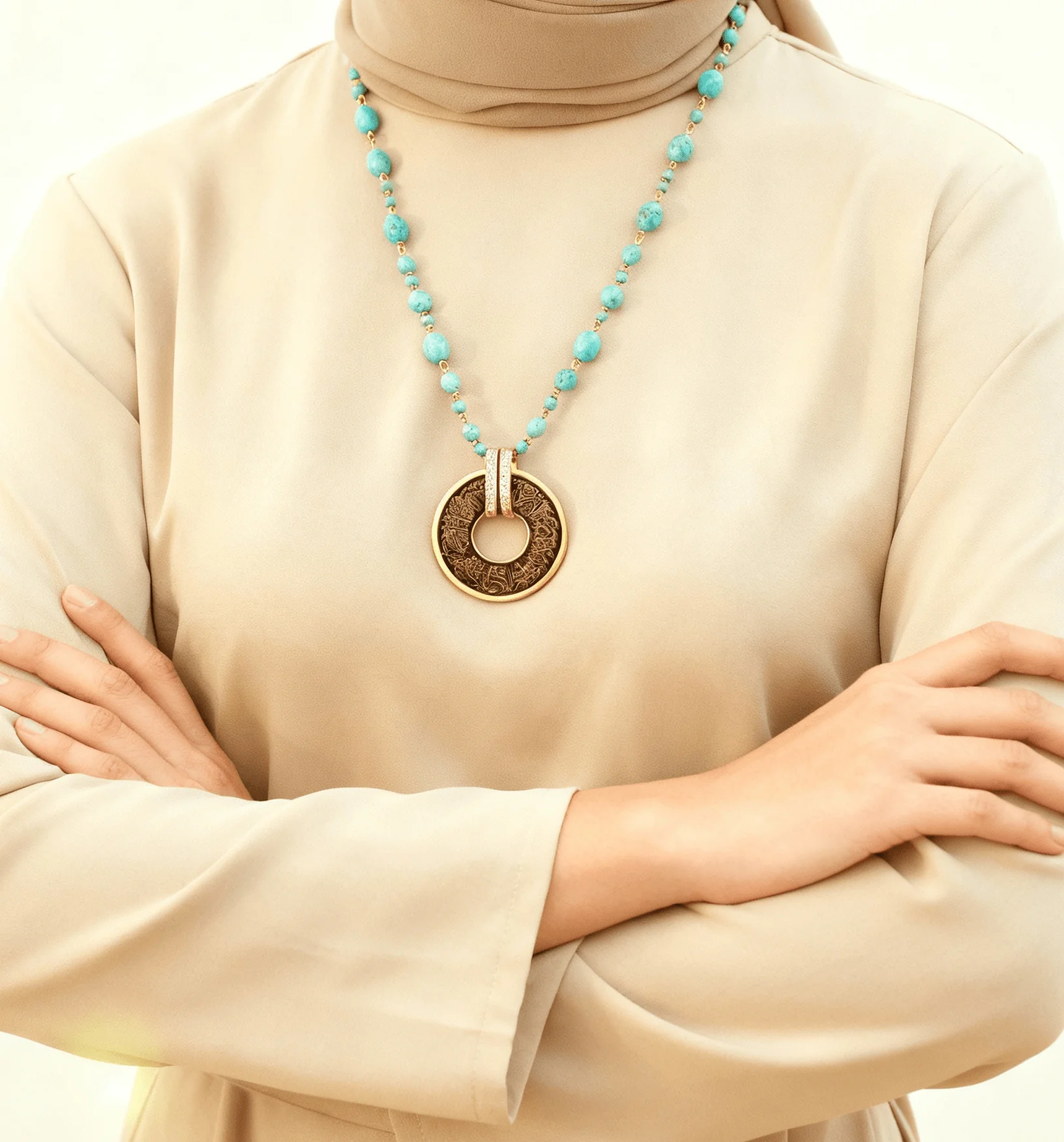 Rania Necklace - Gold Plated - Image 4