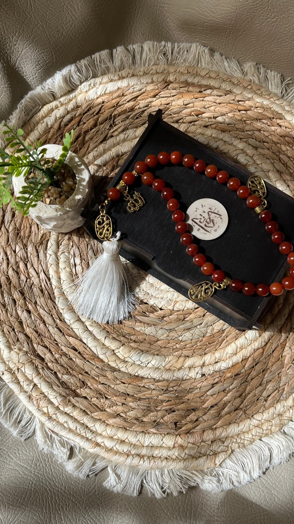 Rania Rosary - Alabaster Stones - Image 6
