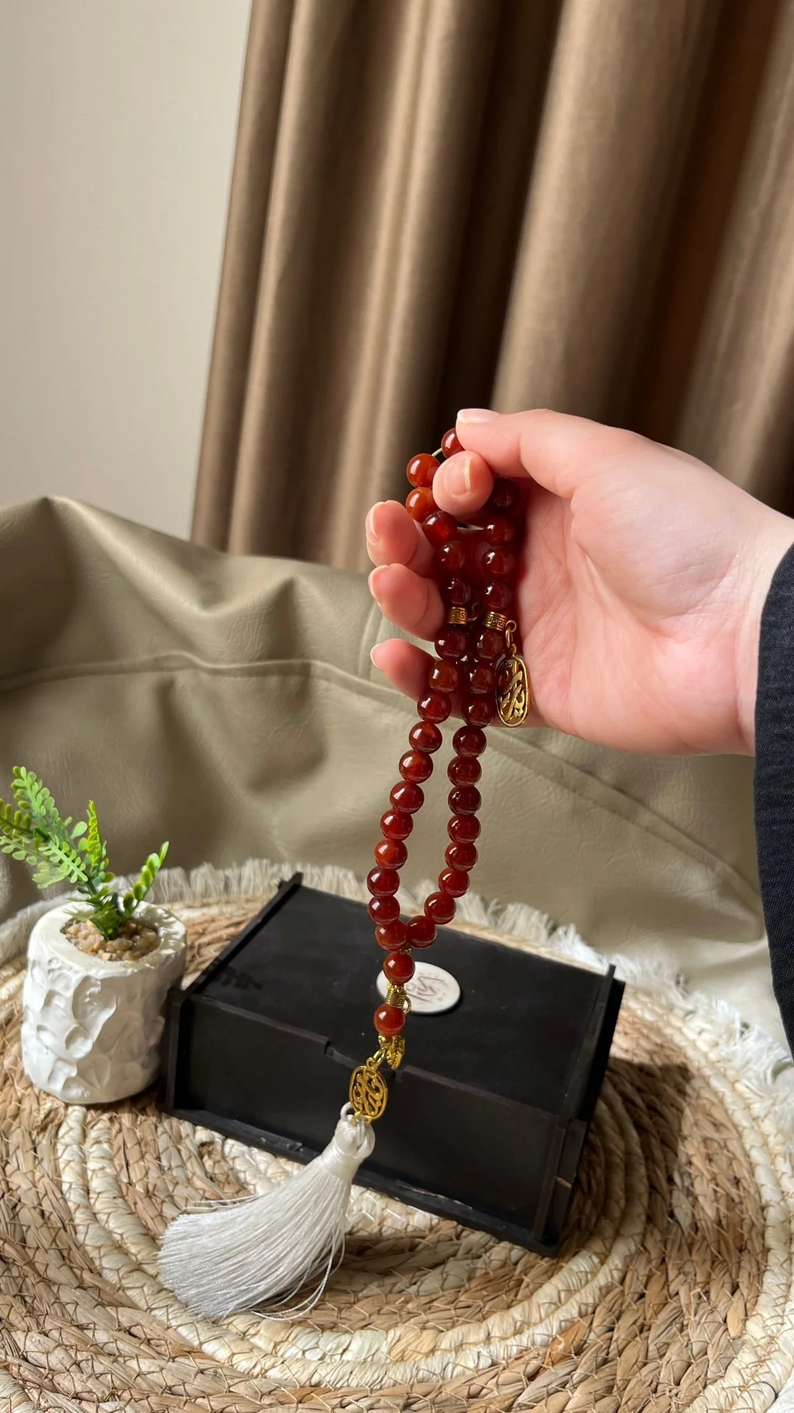 Rania Rosary - Alabaster Stones - Image 8