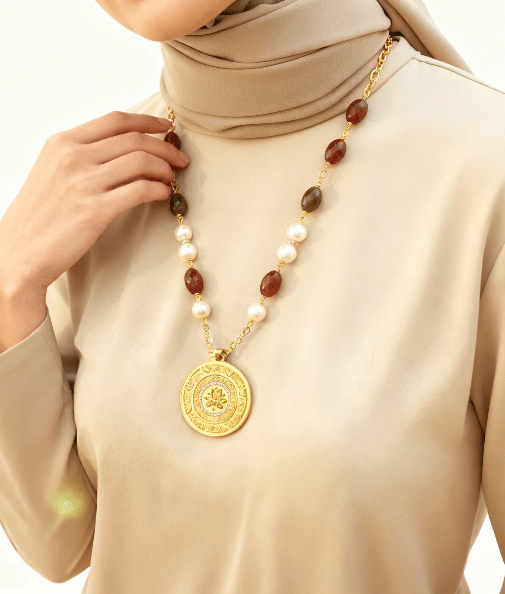 Raya Necklace - Gold Plated - Image 2