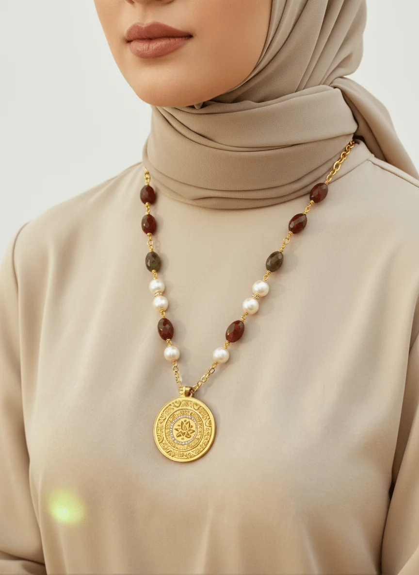 Raya Necklace - Gold Plated - Image 4