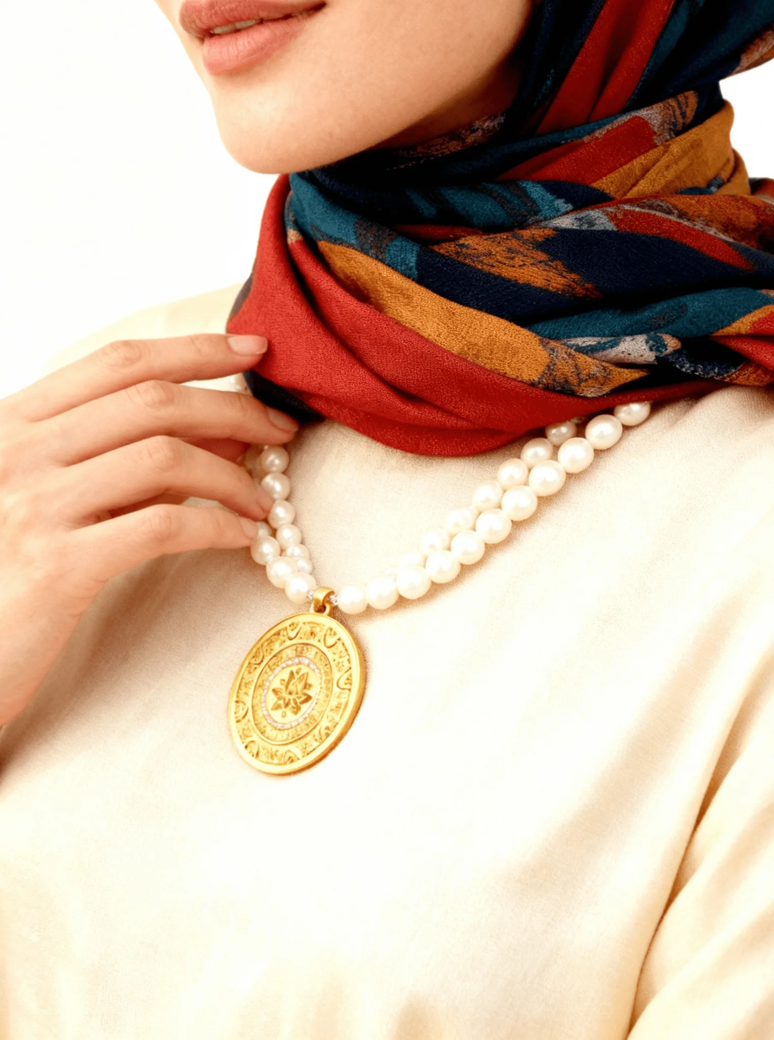 Raya Necklace - Gold Plated - Image 6