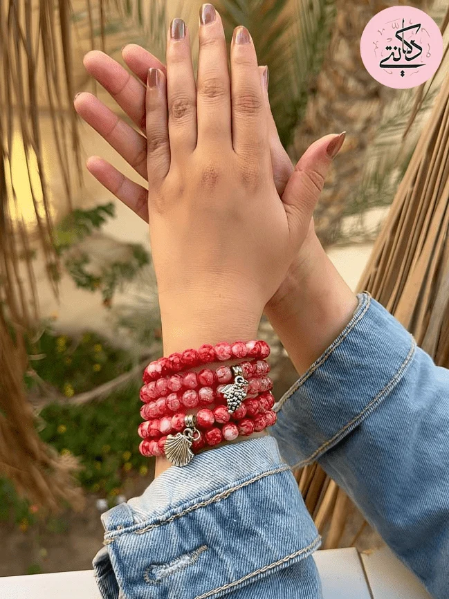 Red Bracelet Set - Image 2
