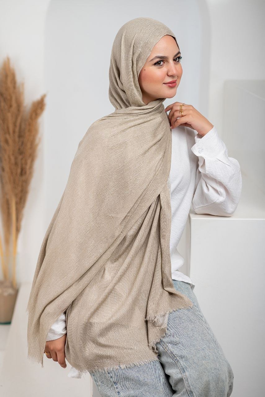 Reham Scarf - linen Thailand - Image 11