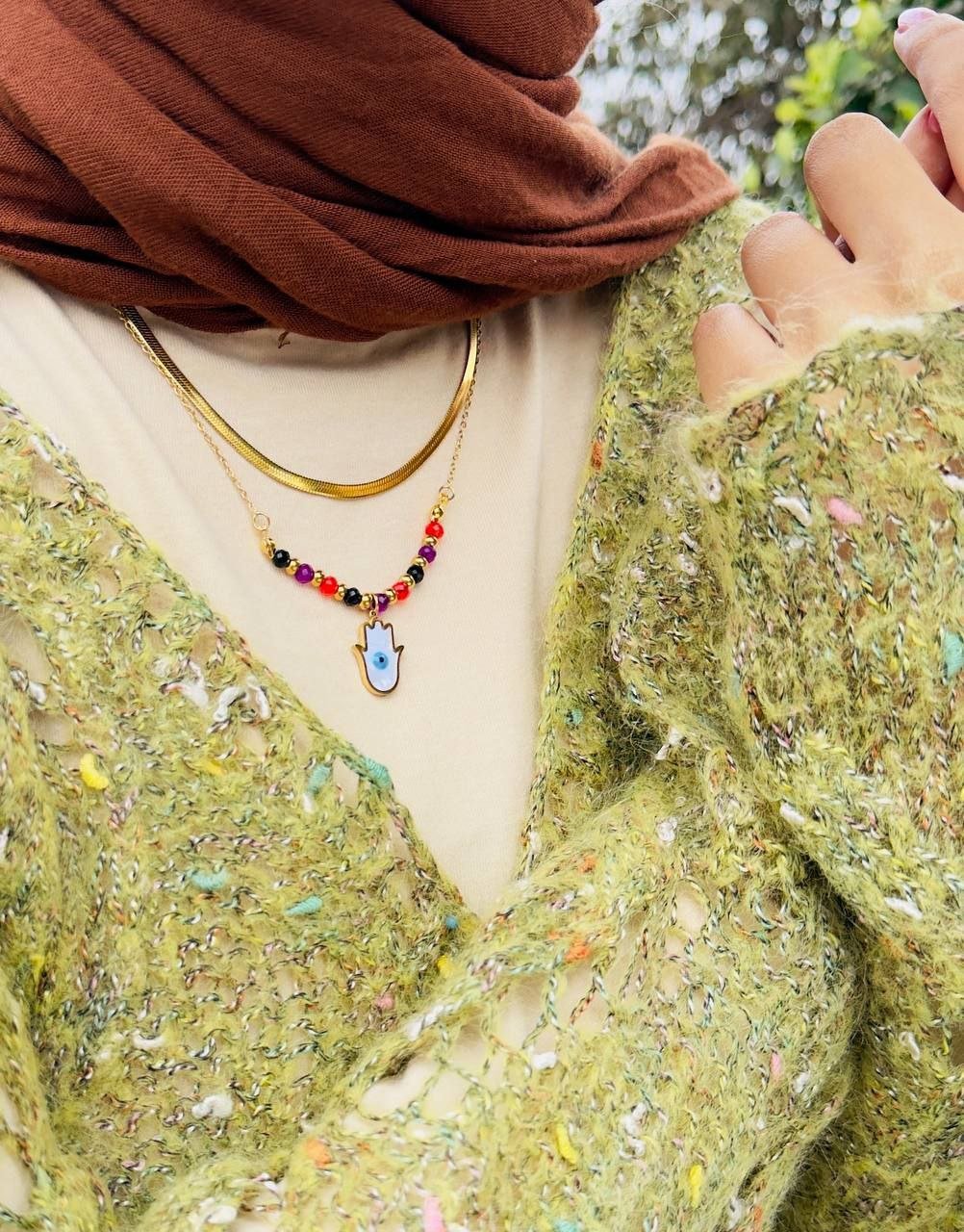 Retaj Necklace - Stainless Steel - Image 3