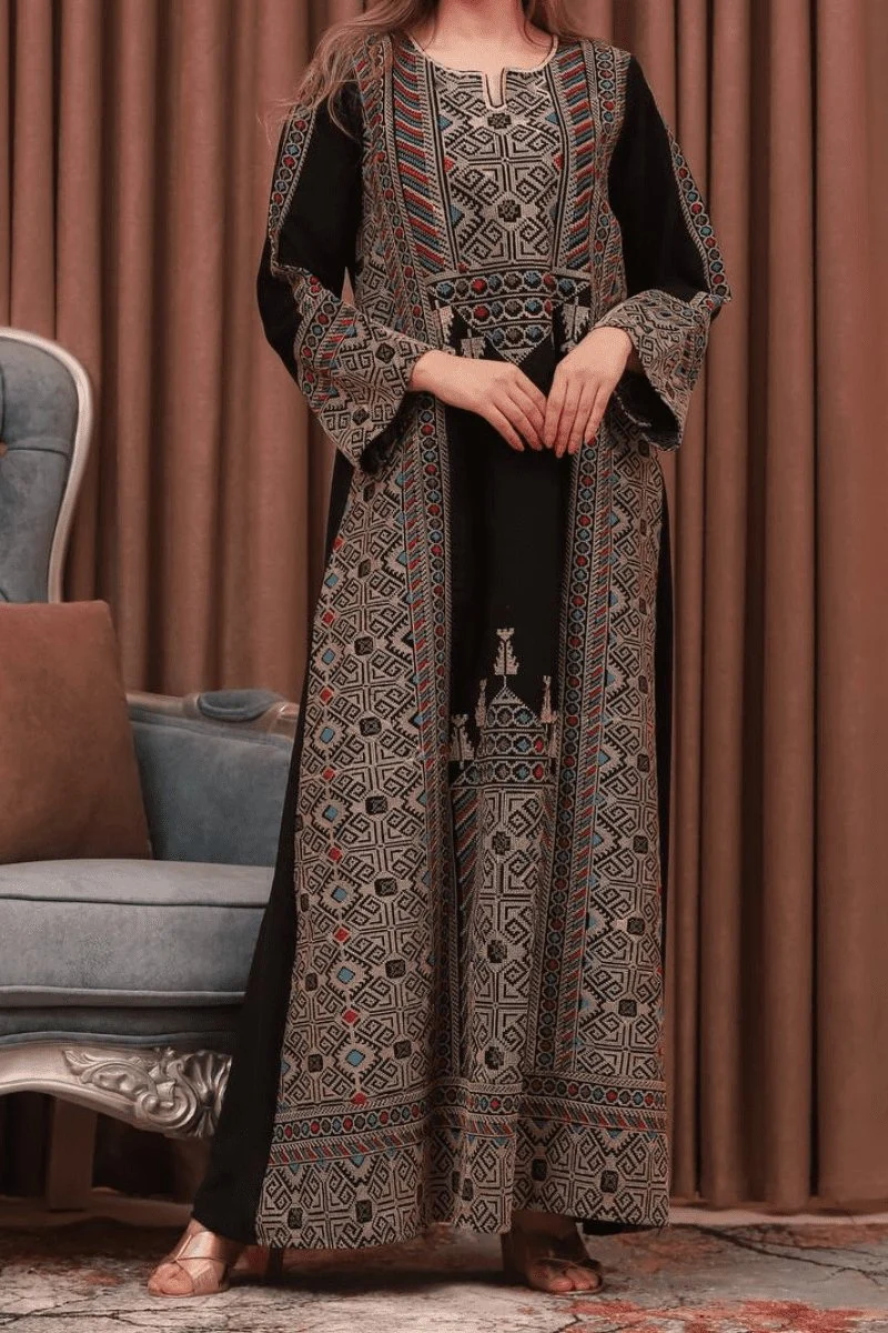 Roqaya Abaya - Crepe - Image 8