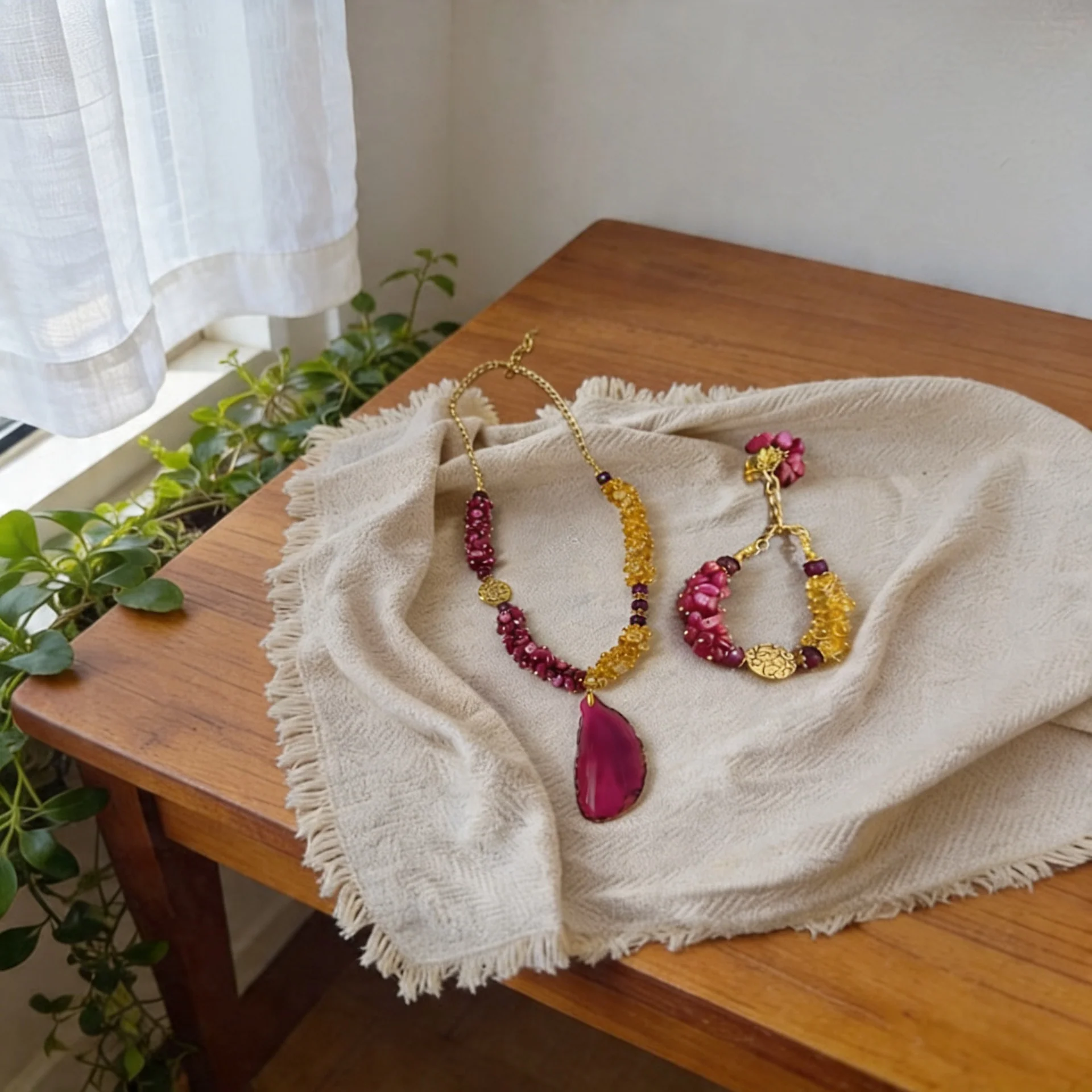 Royal Fuchsia Agate Set - Image 3