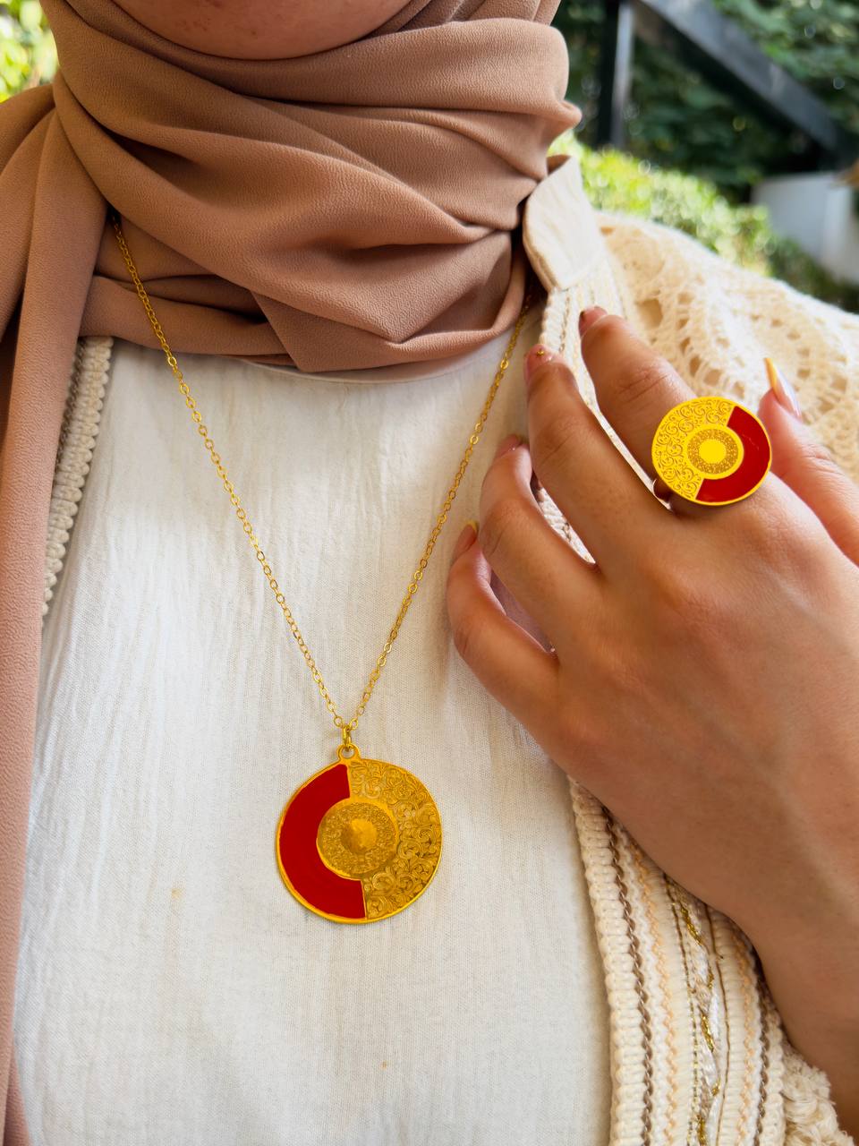Royal Sun Disc Set – Gold Plated - Image 2