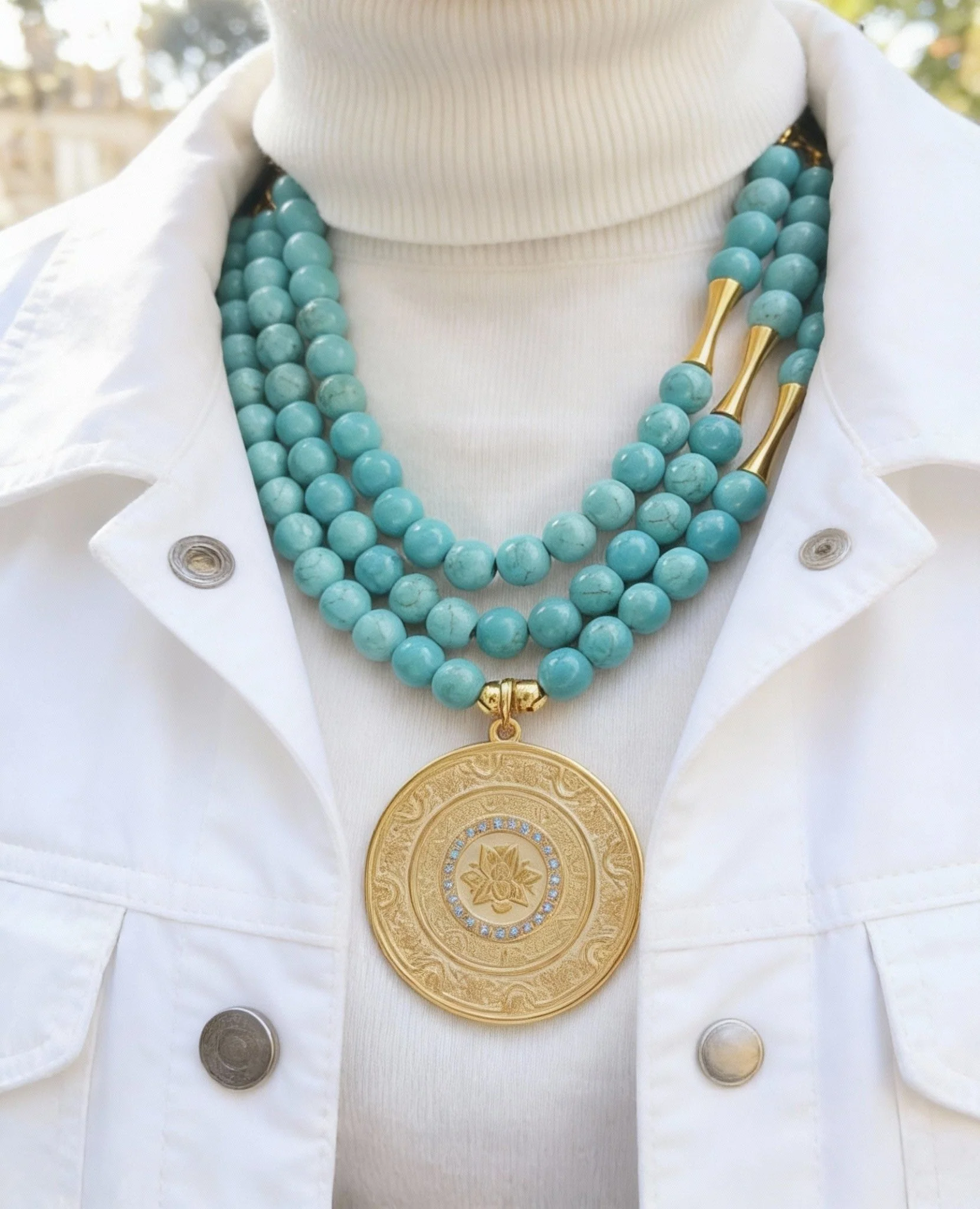 Royal Turquoise Necklace - Image 2