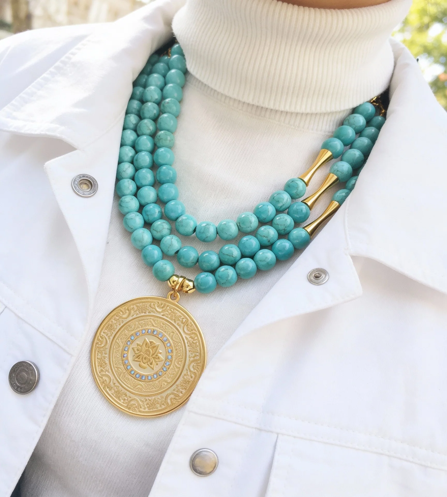 Royal Turquoise Necklace - Image 3
