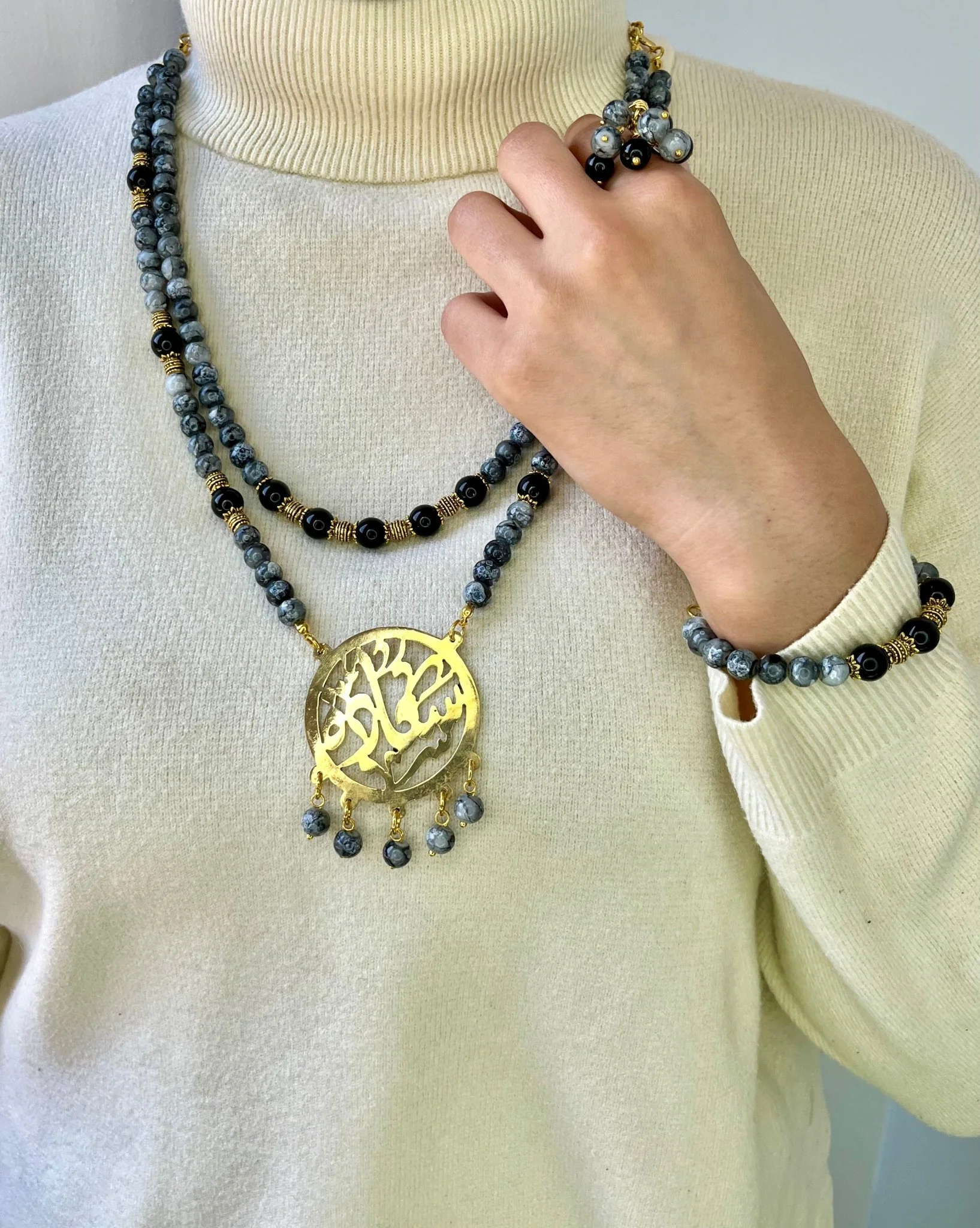 Saada Luxury Set - Alabaster Stones - Image 2