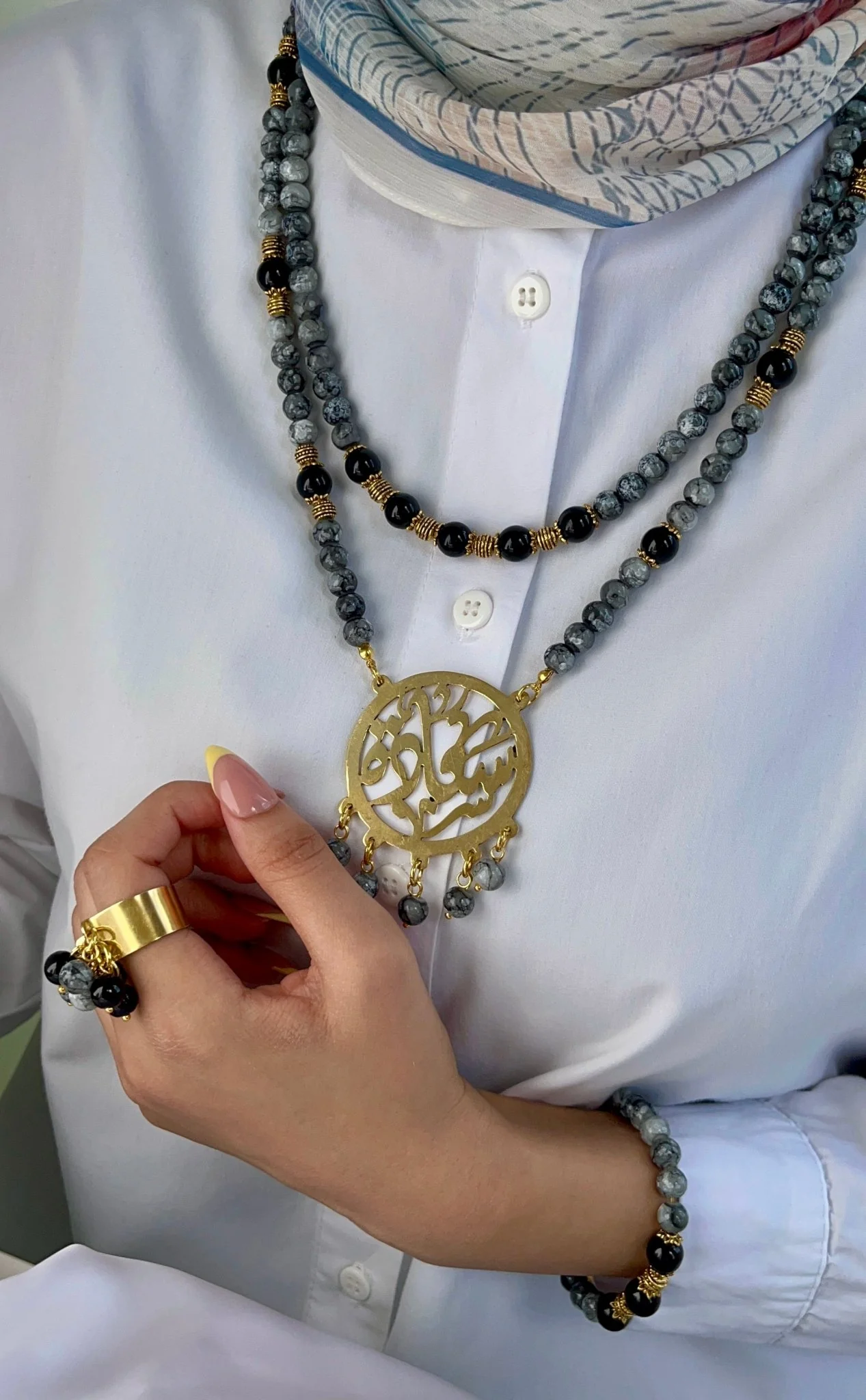 Saada Luxury Set - Alabaster Stones - Image 5