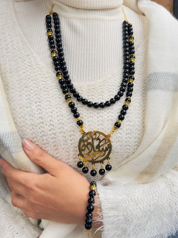 "Saada" Set - Agate Stones - Image 2