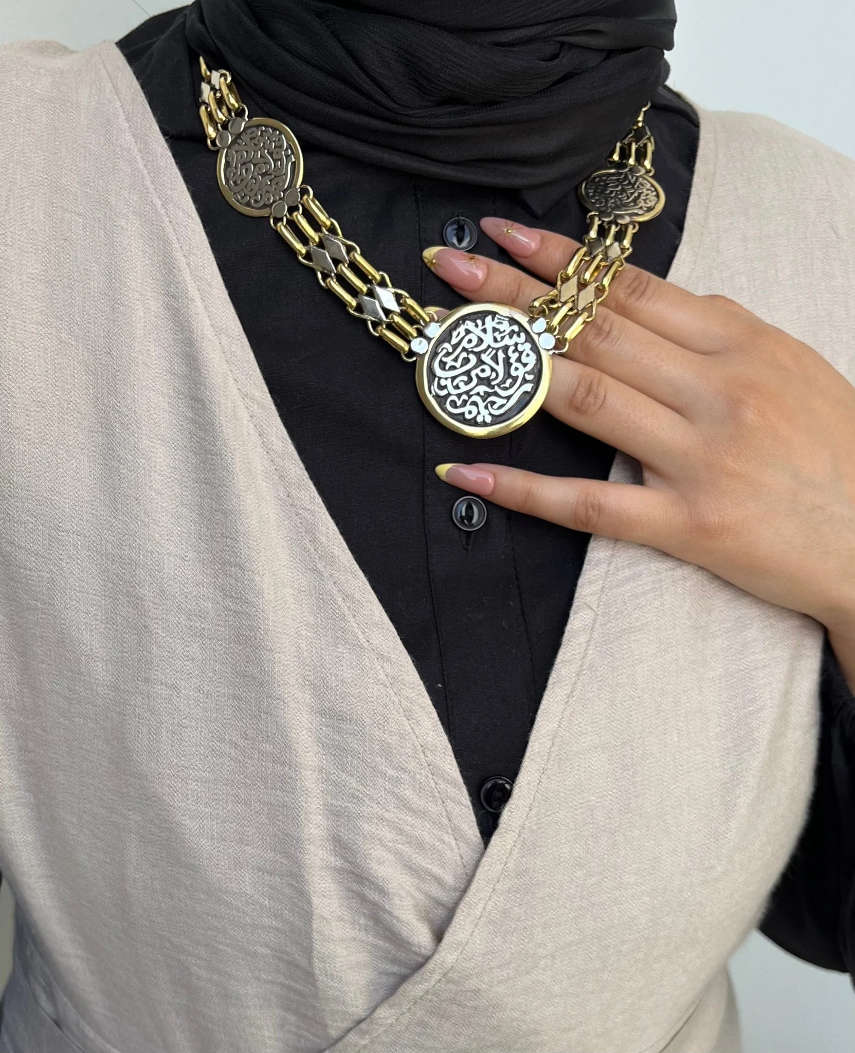 "سلام قولا من رب رحيم " Necklace – Pure Copper - Image 3