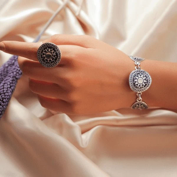 Salma Set - Silver Plated - Image 4