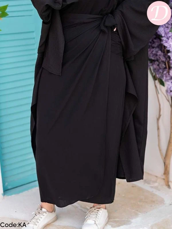 Salma Simple Skirt - Linen - Image 2