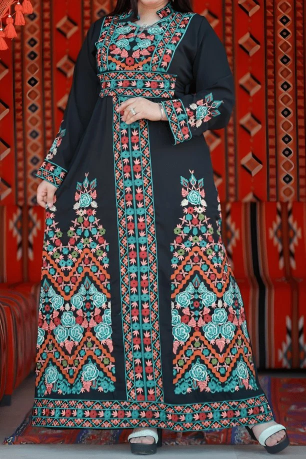 Samar Abaya - Crepe - Image 2