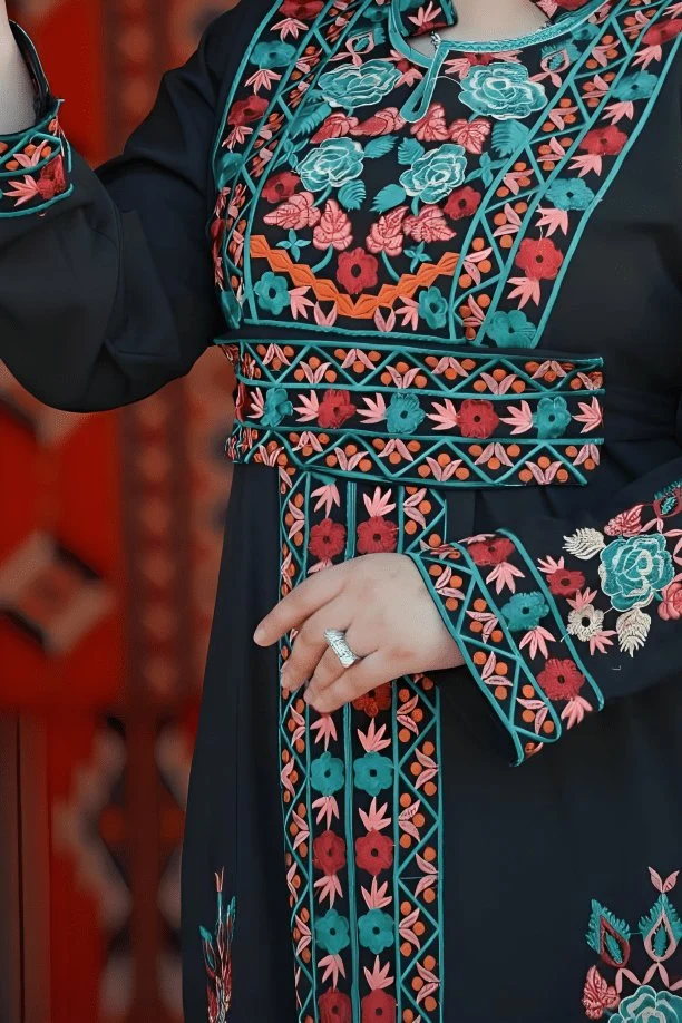 Samar Abaya - Crepe - Image 3
