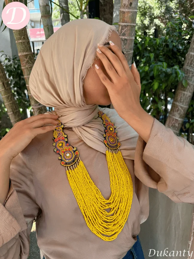 Samira Necklace - Colorful Stone - Image 3