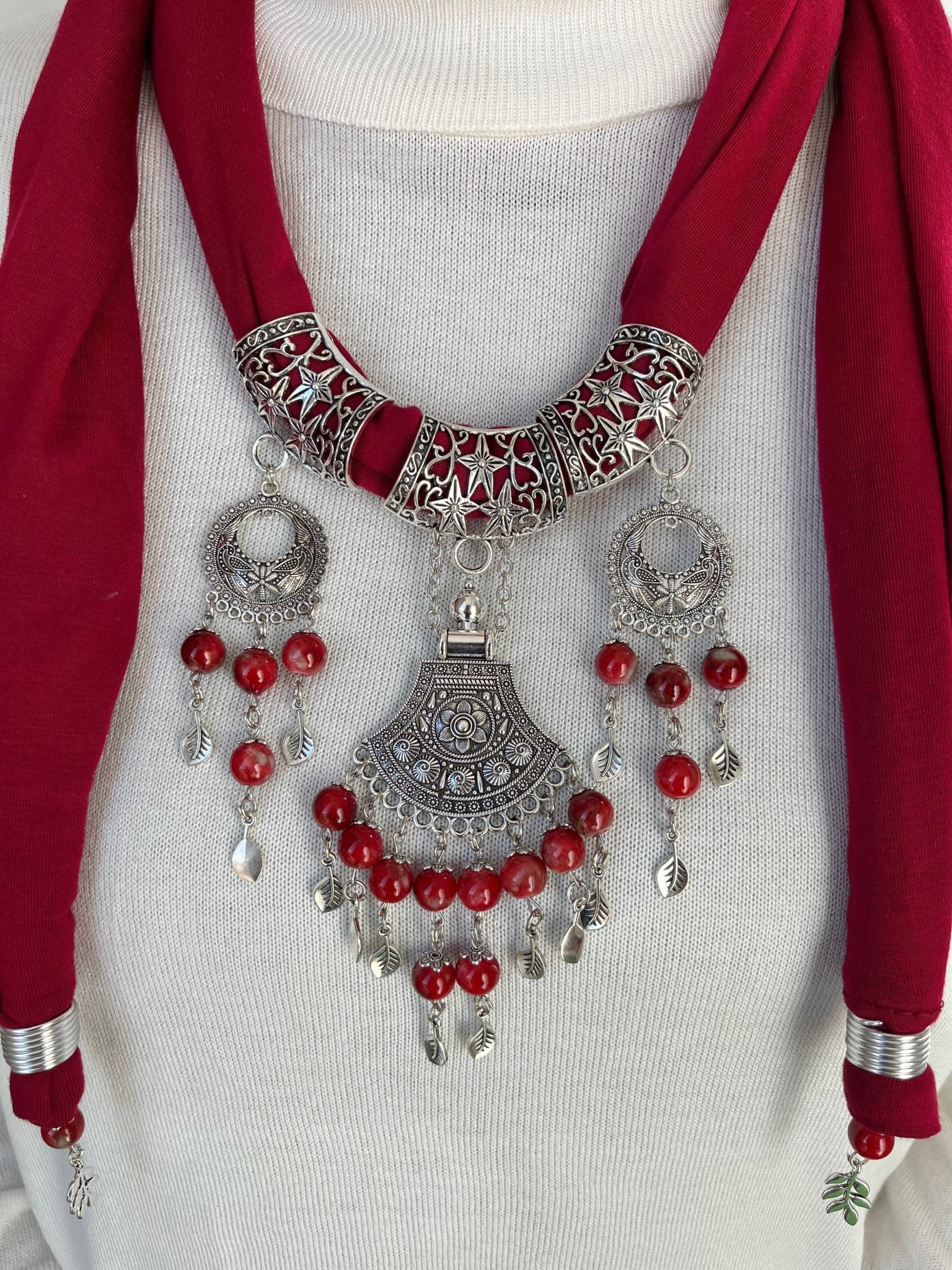 Selena Necklace Scarf - Cotton