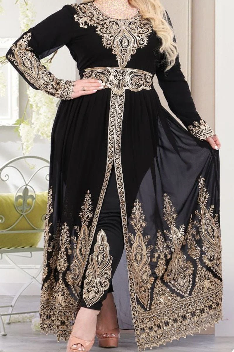 Shahrazad Kaftan - Chiffon - Image 3