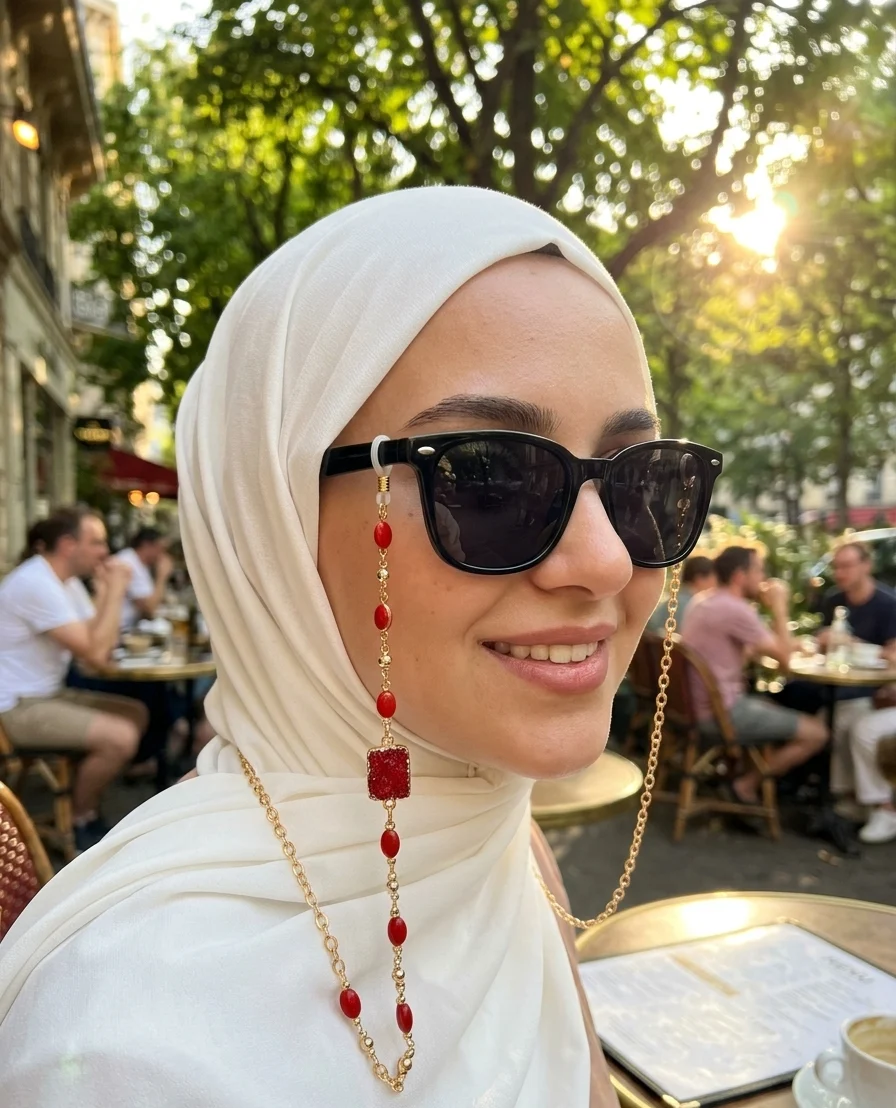 Sham Glasses Chain - Chinese gold chain