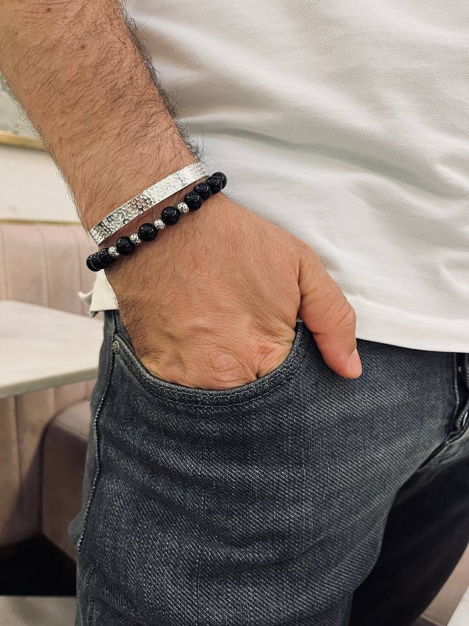 Simple Bracelet With Agate Bracelets - Image 2