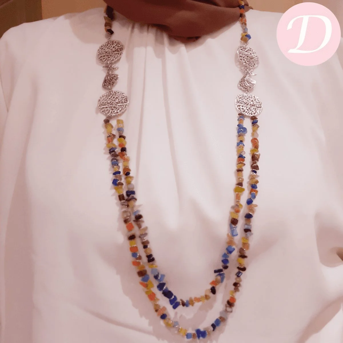 Sirena Necklace - Seashell Stone - Image 7